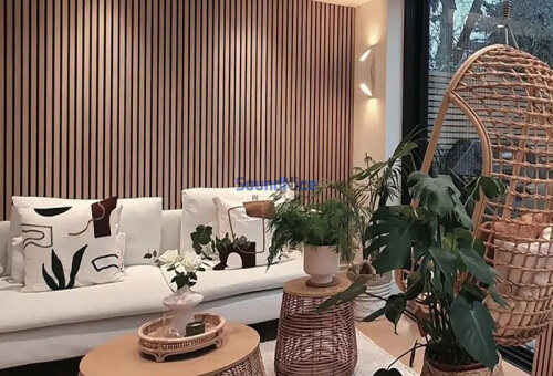 ​​​​​​​Appreciation of Residential Decoration Case of Slat wooden acoustic panel