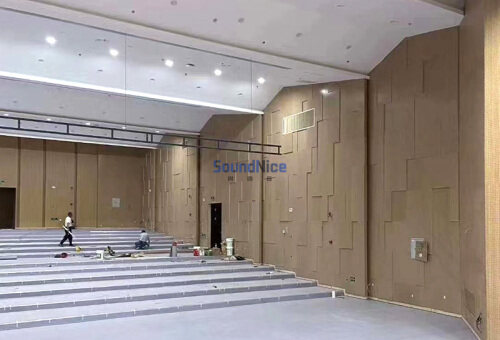 Conference Hall installation Perforated Acoustic Panel