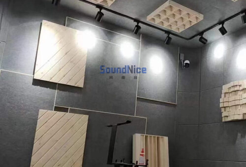 Recording studio PET acoustic panels wood QRD diffuser