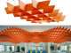 Ceiling polyester acoustic panels