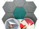Hexagon Polyester Acoustic Panel 
