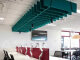 Ceiling polyester acoustic panels