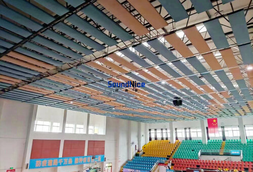 Gymnasium installation Flat space Sound absorbers 