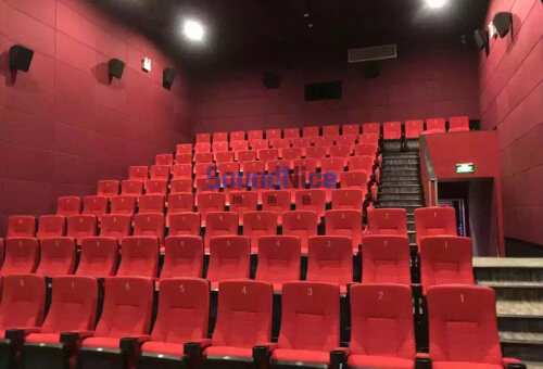 Cinema Red Style ​​​​​​​Fabric acoustic panel