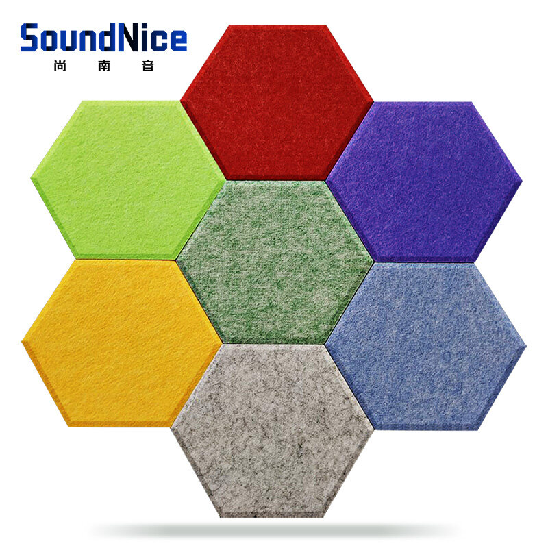 Hexagon Polyester Acoustic Panel 