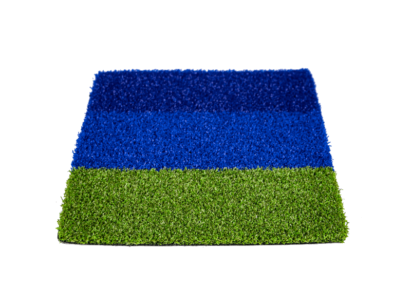 Non-infill tennis court synthetic grass surface