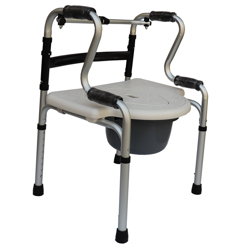 Folding Walker With Commode WR3340