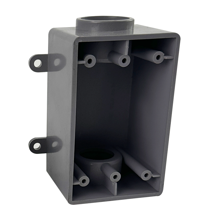 1 GANG OUTLET BOX 2 STRAIGHT WAY