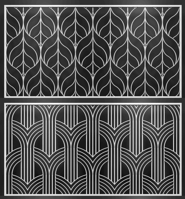 Stainless Steel Laser Cut Divider Panel