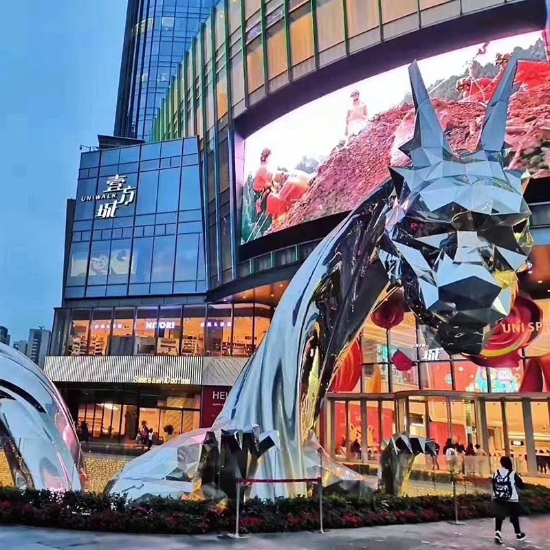 Stainless Steel Sculpture For Shopping Mall