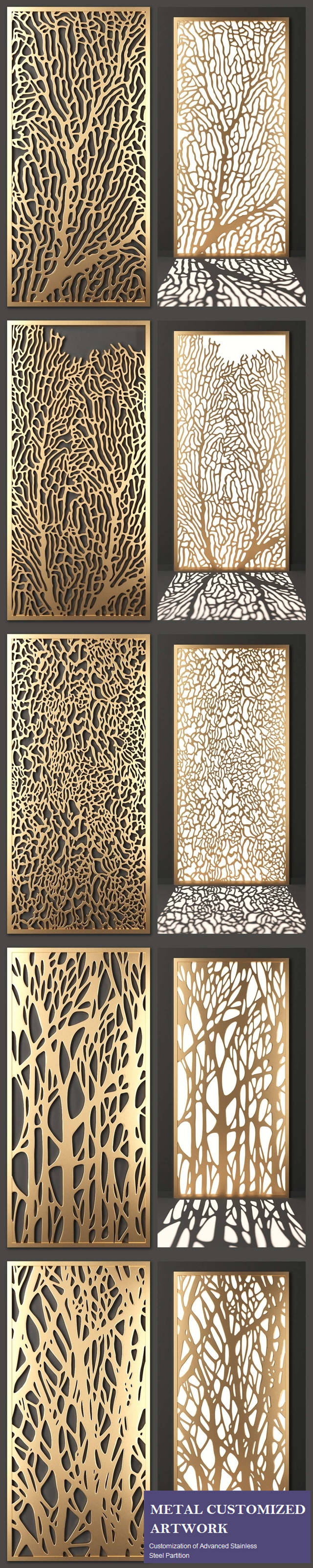 Stainless Steel Laser Cut Decorative Panel