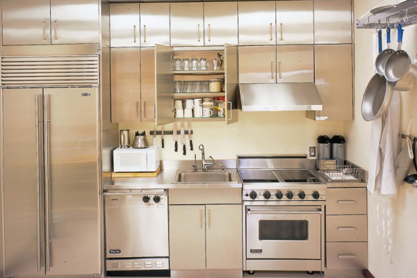 Stainless Steel Kitchen Cabinets2