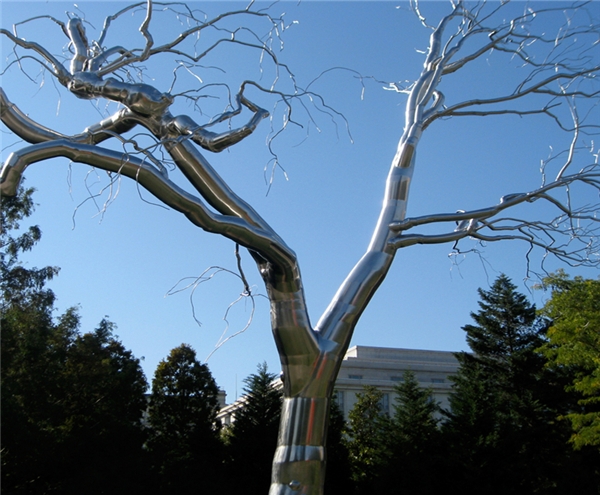 Stainless Steel Christmas Tree Sculpture