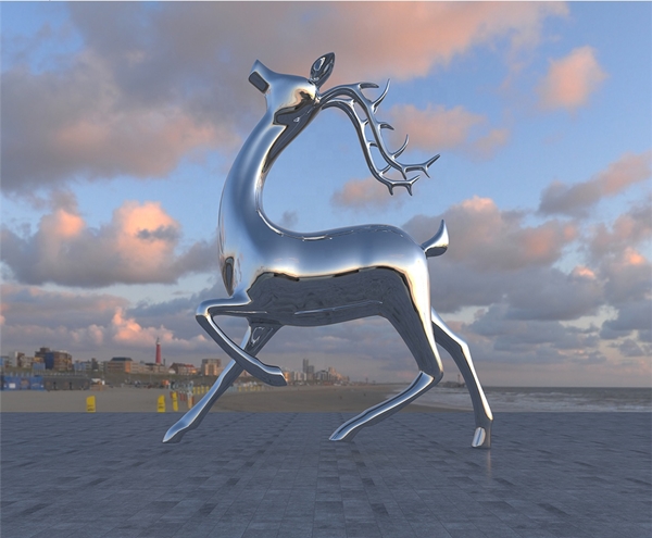 Decorative Stainless Steel Sculpture