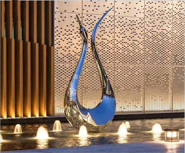 Decorative Stainless Steel Sculpture