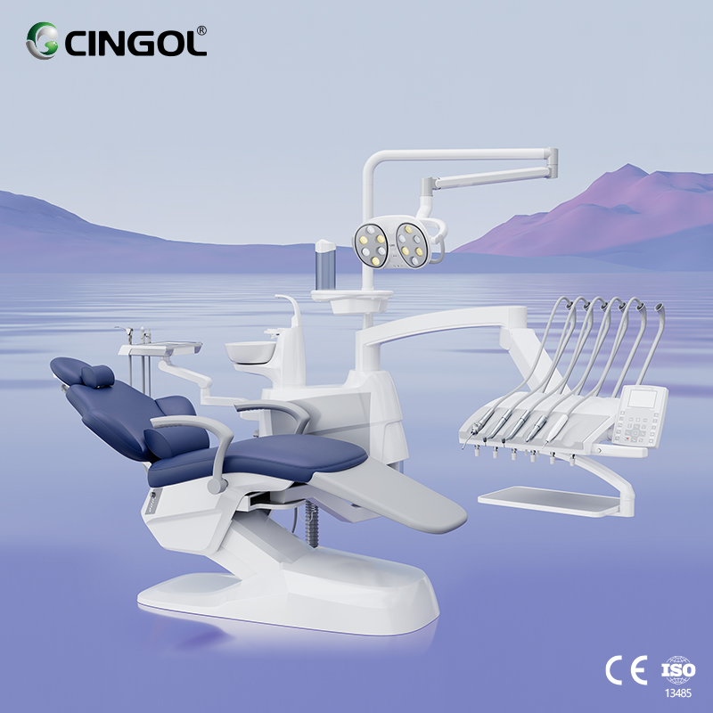 High-Performance Dental Chair X5 Top-Mounted from CINGOL Dental Chair Factory