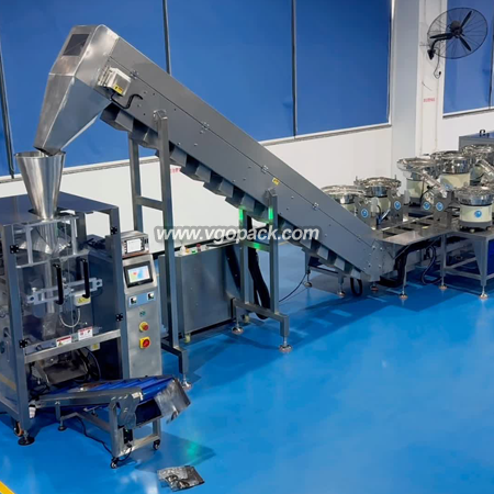 11 Vibration Bowls Counting Packing Machine with Collar Former and Inclined Bucket Conveyor-Hardware Parts (1)