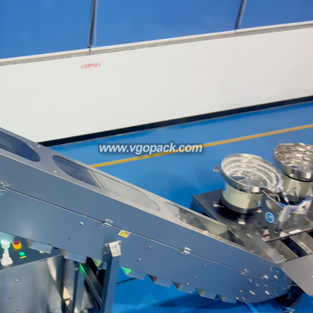 11 Vibration Bowls Counting Packing Machine with Collar Former and Inclined Bucket Conveyor-Hardware Parts (4)