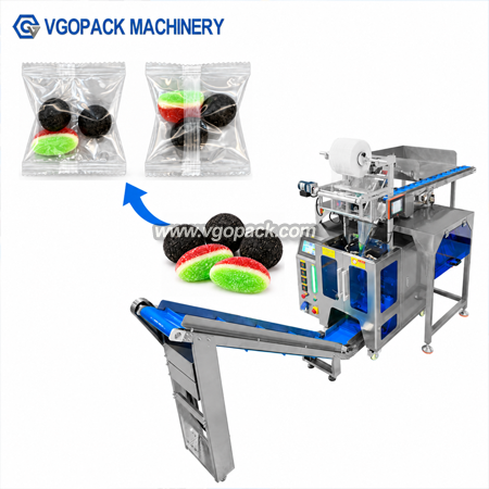 1 Bowl Counting Packing Machine with Manual Feeding Belt -Chocolate  (11)