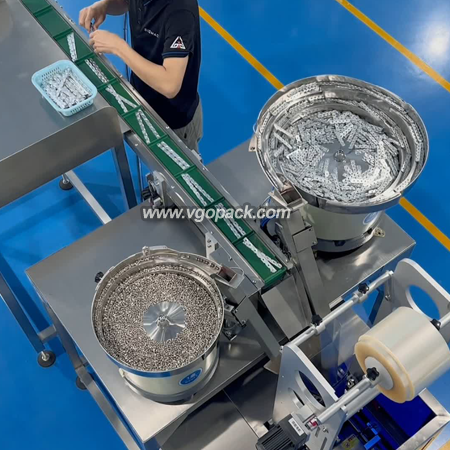 2 Bowl Counting Packing Machine with Manual Feeding Belt-Hardware (6)