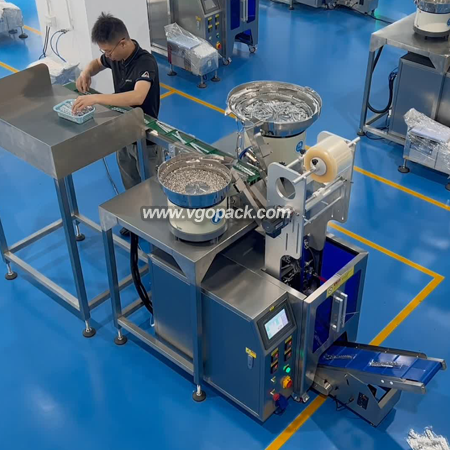 2 Bowl Counting Packing Machine with Manual Feeding Belt-Hardware (7)