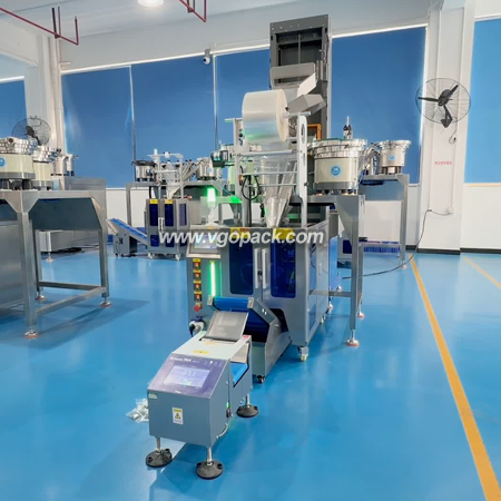 2 Bowl Hardware Counting Packing Machine with Single Bucket Elevator-Self Tapping Screw (1)