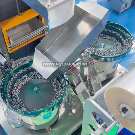 2 Bowl Hardware Counting Packing Machine with Single Bucket Elevator-Self Tapping Screw (4)