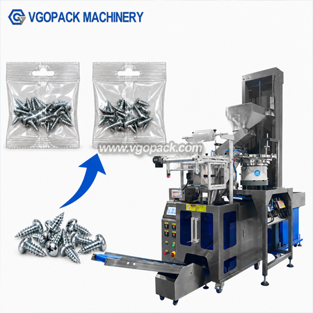 2 Bowl Hardware Counting Packing Machine with Single Bucket Elevator-Self Tapping Screw (9)