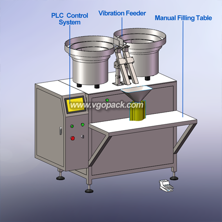 2 Bowls Autmatic with Manual Bagging Machine-Plastic Part (3)