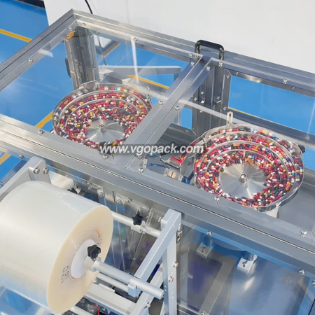 2 Bowls Counting Packing Machine with Dust Cover- Capsule (6)