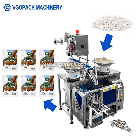 2 Bowls Premade Bag Counting Packing Machine-Capsule (5)