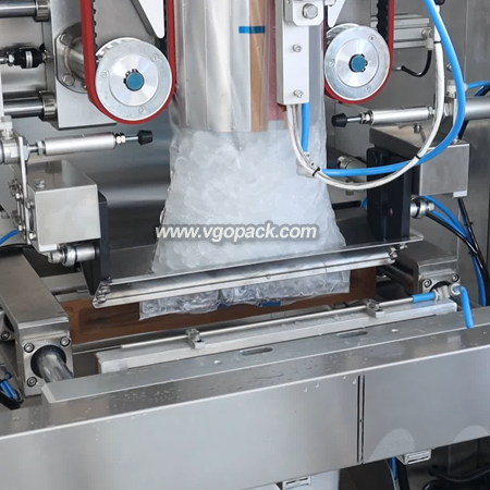 2 Heads Auger Weigher Weighing Packing Machine-Ice (6)