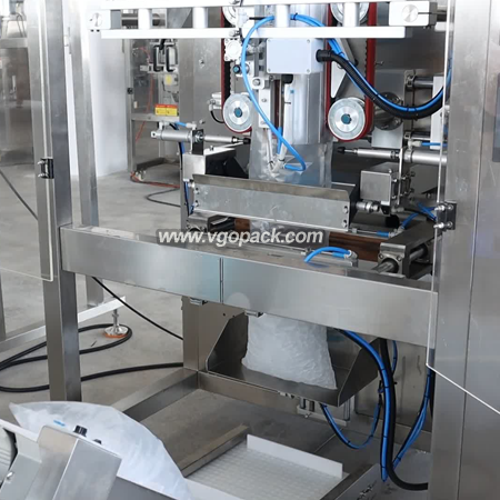 2 Heads Auger Weigher Weighing Packing Machine-Ice (7)