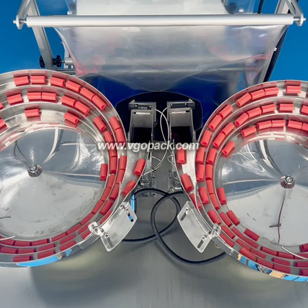 2 Vibration Bowls Automatic Counting Packing Machine-Plastic Tube (2)