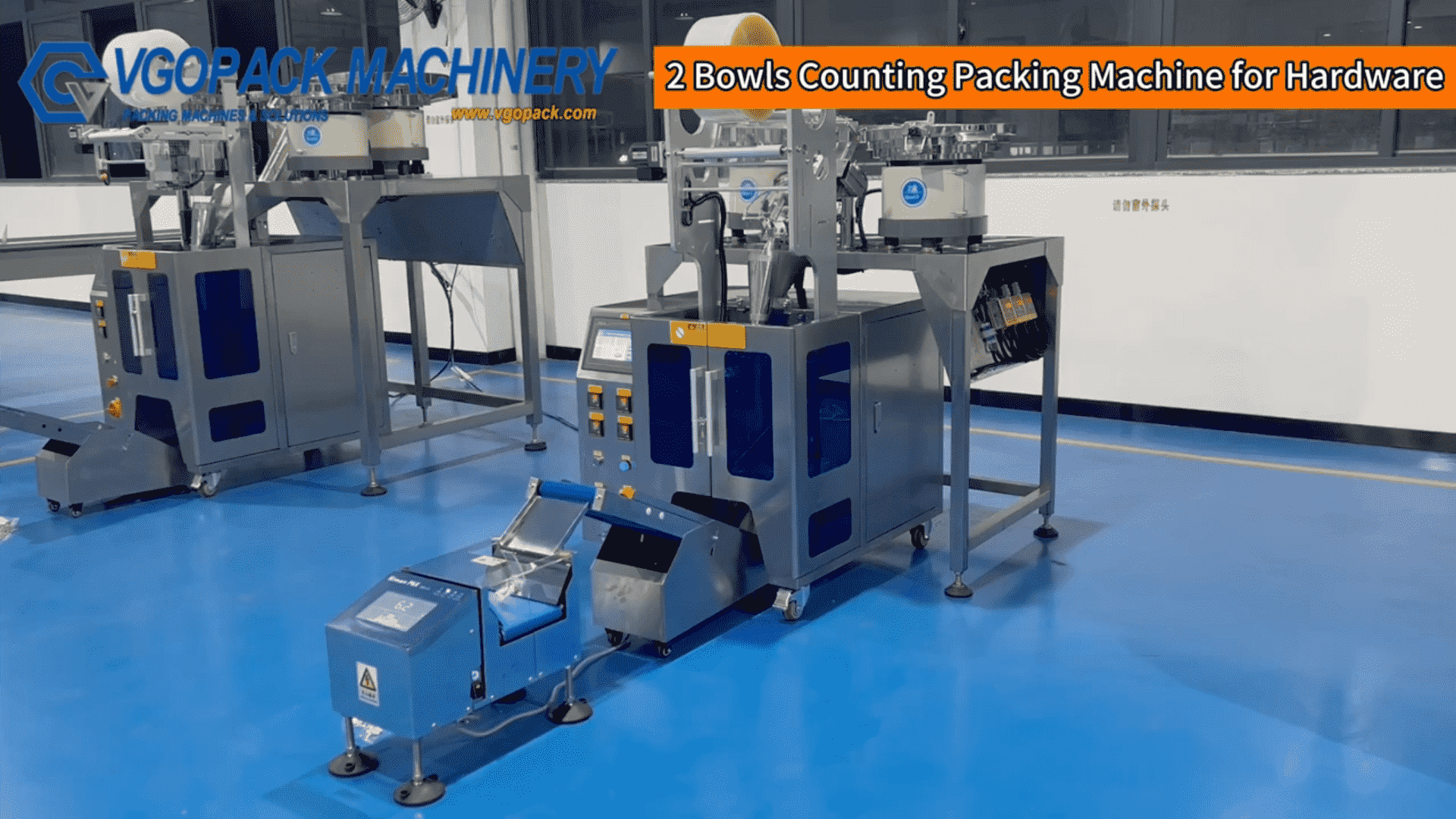 2 Vibration Bowls Counting Packing Machine for Hardware
