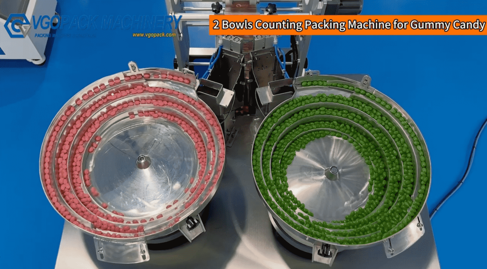 2 Vibration Counting Packing Machine for Gummy Candy