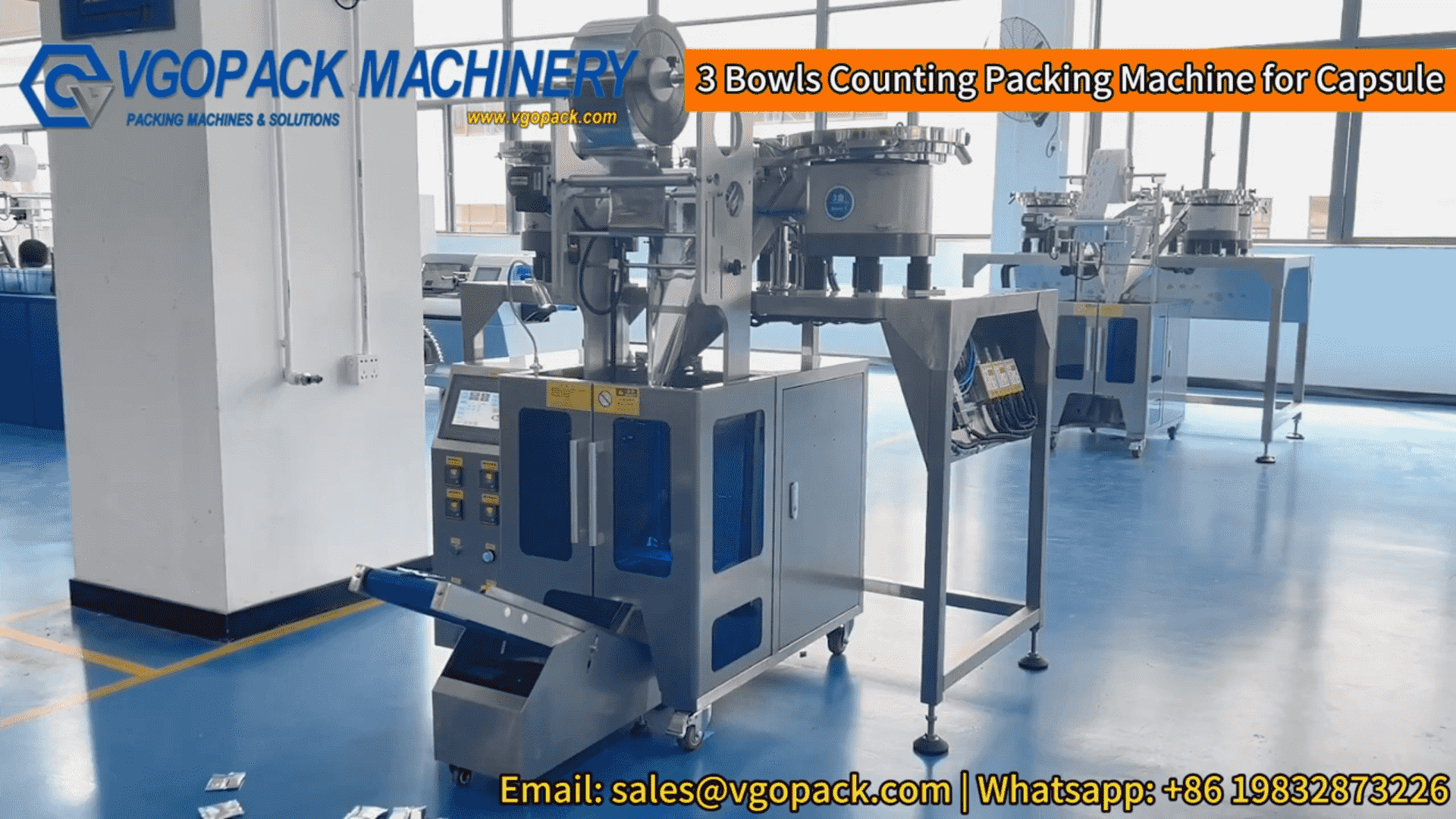 3 Bowls Counting Packing Machine for Capsule