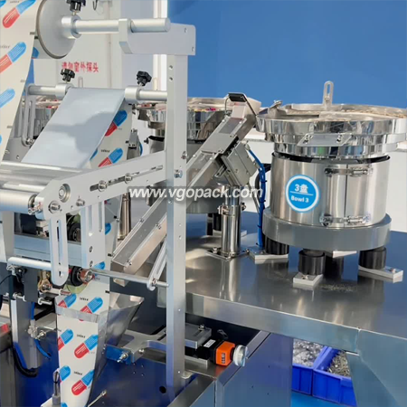 3 Vibration Bowls Automatic Counting Packing Machine-Capsule 3-side Seal Linked Bag (2)