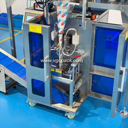 3 Vibration Bowls Automatic Counting Packing Machine-Capsule 3-side Seal Linked Bag (4)