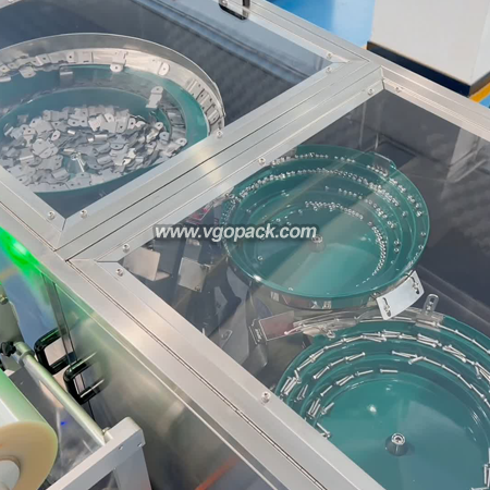 3 Vibration Bowls Automatic Counting Packing Machine with Noise Cover-Hardware Parts (9)