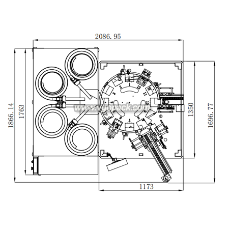 3 Vibration Bowls Multifunctional Rotary Cartoning Machine-Lancet (9)