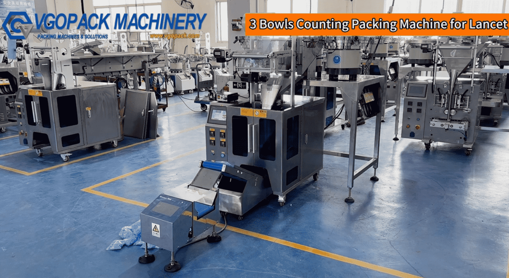 3 Vibration Counting Packing Machine for Lancet