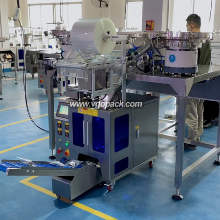 4 Bowl Counting Packing Machine with Manual Feeding Belt -Hardware (2)