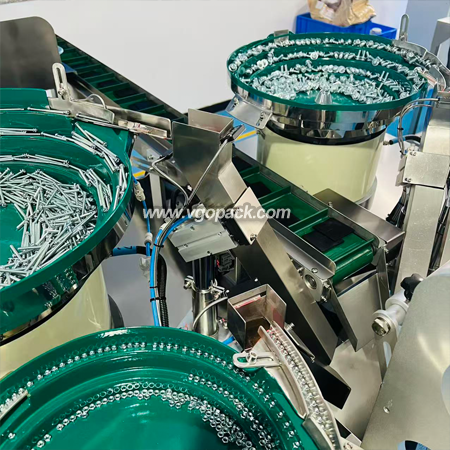 4 Bowl Counting Packing Machine with Manual Feeding Belt Conveyor-Hardware (10)