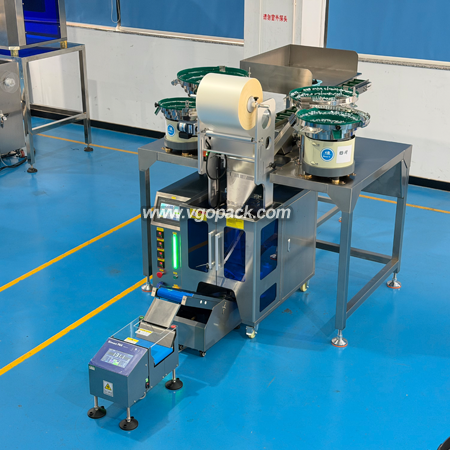 4 Bowl Counting Packing Machine with Manual Feeding Belt Conveyor-Hardware (1)