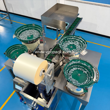 4 Bowl Counting Packing Machine with Manual Feeding Belt Conveyor-Hardware (2)