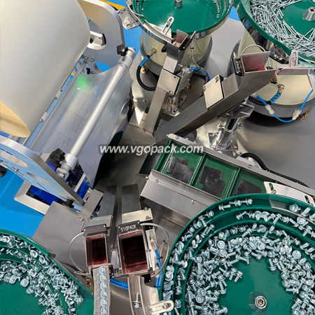 4 Bowl Counting Packing Machine with Manual Feeding Belt Conveyor-Hardware (3)