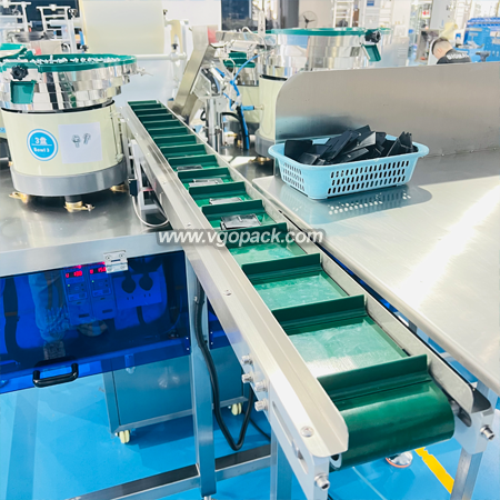 4 Bowl Counting Packing Machine with Manual Feeding Belt Conveyor-Hardware (5)