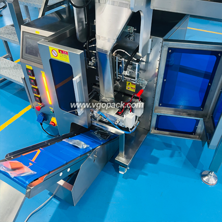 4 Bowl Counting Packing Machine with Manual Feeding Belt Conveyor-Hardware (7)