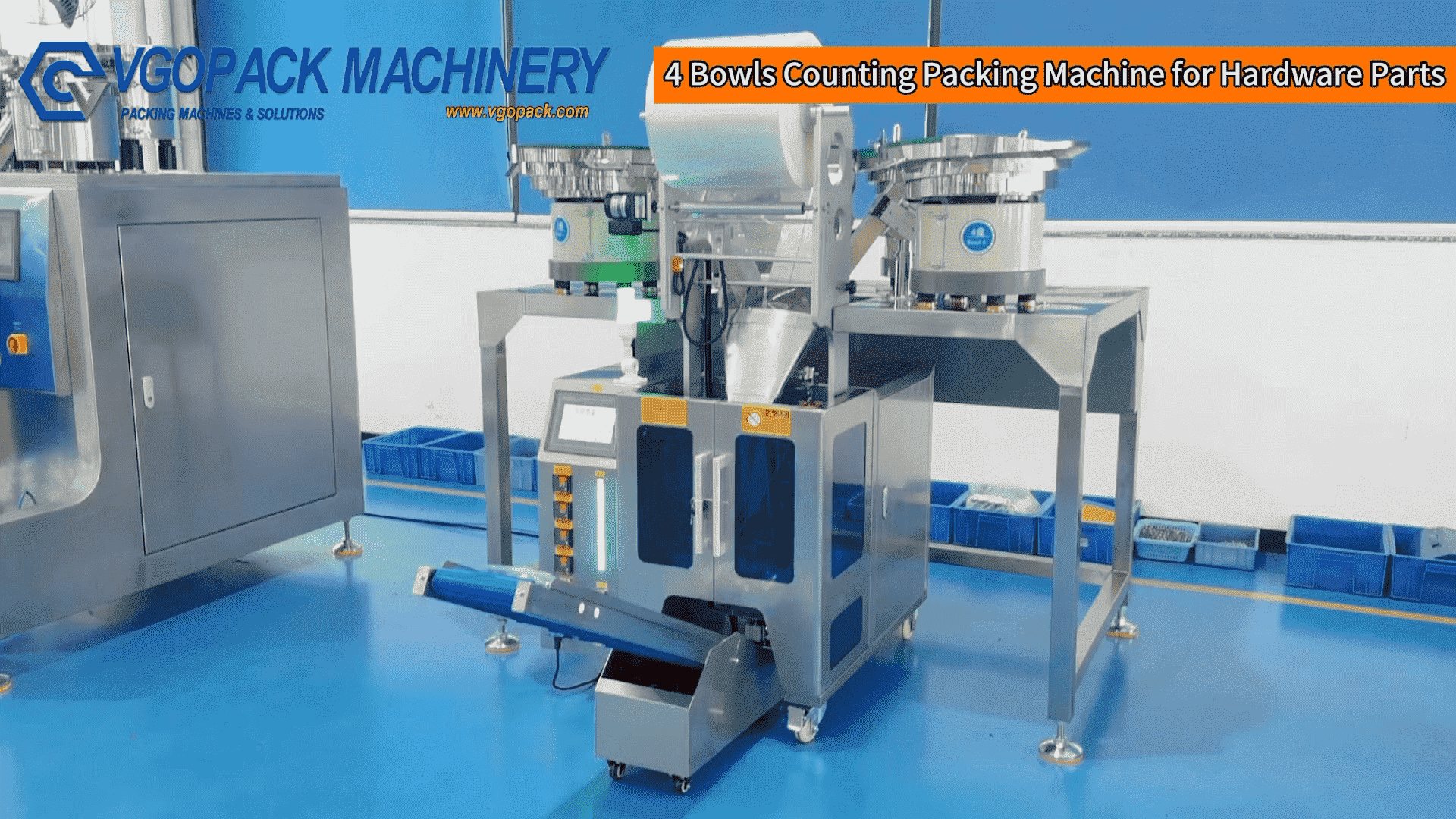 4 Bowls Counting Packing Machine for Hardware Kit